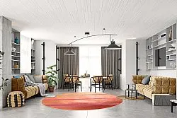 Kerek szőnyeg - Sondrio (többszínű)