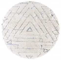 Kerek szőnyegek - Valencia (kék/többszínű)