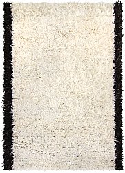 Gyapjúszőnyeg - Nova (fehér/fekete)