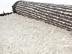 Gyapjúszőnyeg - Nova (fehér/fekete)