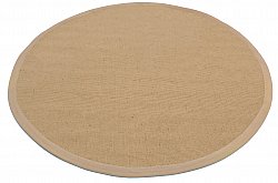 Kerek szizál szőnyeg - Agave (bézs/elefántcsont)