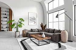 Wilton szőnyeg - Olympia (fekete/fehér)