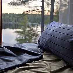 Párnahuzat - Isadora (kék)