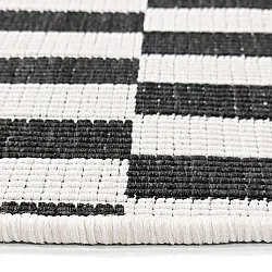 Kerek szőnyeg - Indoor/Outdoor Otto (fekete)