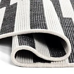 Kerek szőnyeg - Indoor/Outdoor Otto (fekete)