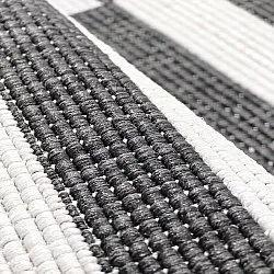 Kerek szőnyeg - Indoor/Outdoor Otto (fekete)