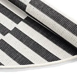 Kerek szőnyeg - Indoor/Outdoor Otto (fekete)