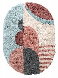 Ovális szőnyeg - Tropea Natural Cotton Shaggy (többszínű)