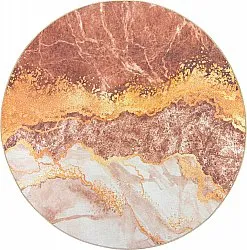 Kerek szőnyeg - Padova (rózsaszín/többszínű)