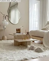 Shaggy szőnyeg - Pomaire (fehér)