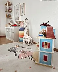 Gyermek szőnyeg - Atlas Teddybear (rosa)