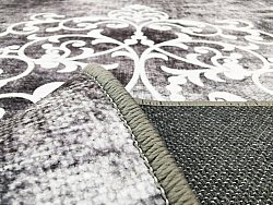 Wilton szőnyeg - Santi (sötétszürke/fehér)