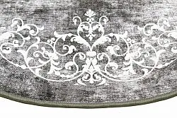 Kerek szőnyeg - Santi (sötétszürke/fehér)