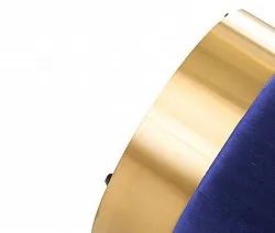 Bársony ülőpuff - Copenhagen (kék)