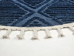 Kerek szőnyeg - Dover (kék)