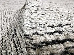 Gyapjúszőnyeg - Otago (szürke/fekete)