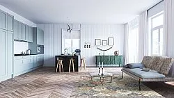 Wilton szőnyeg - Bohemia (kék/többszínű)