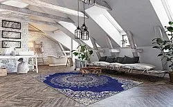 Wilton szőnyeg - Sandrigo (kék/bezs)