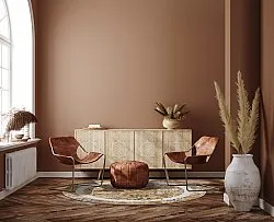 Kerek szőnyeg - Lefkada (barna/többszínű)