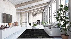 Wilton szőnyeg - Karaman (fekete)