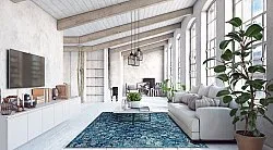 Wilton szőnyeg - Douz (kék)