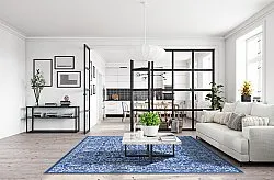 Wilton szőnyeg - Menfi (kék)