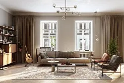 Wilton szőnyeg - Douz (kék/többszínű)