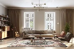 Wilton szőnyeg - Javis (piros/többszínű)