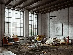 Wilton szőnyeg - Aris (fekete/arany)