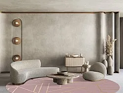 Kerek szőnyeg - Marino (rózsaszín)