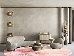 Kerek szőnyeg - Nancy (rózsaszín)