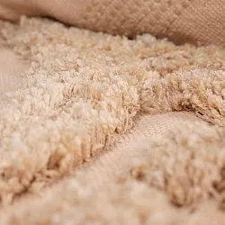 Kerek szőnyeg - Cazorla Natural Cotton Shaggy (bézs)