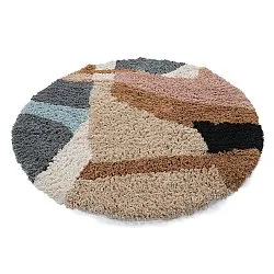Kerek szőnyeg - Cefalu Natural Cotton Shaggy (multi)