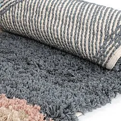 Kerek szőnyeg - Cefalu Natural Cotton Shaggy (multi)