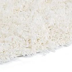 Kerek szőnyeg - Lindos Natural Cotton Shaggy (fehér)