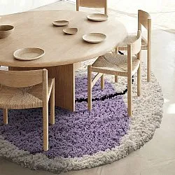 Kerek szőnyeg - Londa Natural Cotton Shaggy (többszínű)