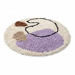 Kerek szőnyeg - Londa Natural Cotton Shaggy (többszínű)
