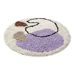 Kerek szőnyeg - Naousa Natural Cotton Shaggy (multi)