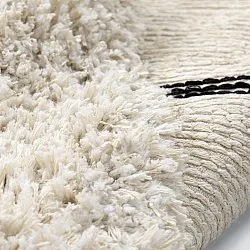 Kerek szőnyeg - Naousa Natural Cotton Shaggy (multi)