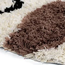 Kerek szőnyeg - Naousa Natural Cotton Shaggy (multi)