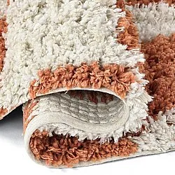 Kerek szőnyeg - Atrani Natural Cotton Shaggy (narancs)