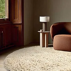 Kerek szőnyeg - Aliste Wool Shaggy (alabaster gleam)