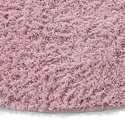 Kerek szőnyeg - Amira Natural Cotton Shaggy (rózsaszín/narancssárga)