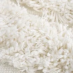 Kerek szőnyeg - Cazorla Natural Cotton Shaggy (piszkosfehér)