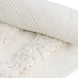 Kerek szőnyeg - Cazorla Natural Cotton Shaggy (piszkosfehér)