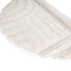 Kerek szőnyeg - Cazorla Natural Cotton Shaggy (piszkosfehér)
