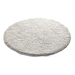 Kerek szőnyeg - Combarro Solid Cotton Shaggy (krém)