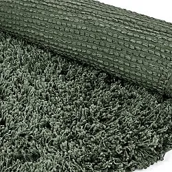 Kerek szőnyeg - Combarro Solid Cotton Shaggy (zöld)