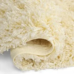 Kerek szőnyeg - Combarro Solid Cotton Shaggy (világossárga)