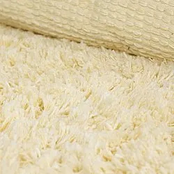 Kerek szőnyeg - Combarro Solid Cotton Shaggy (világossárga)